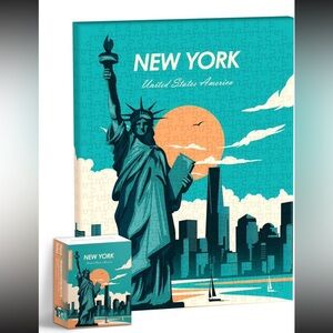 NEW/SEALED PieceRelax Puzzle Canvas Wall Art 366 Plastic Pieces for Adults